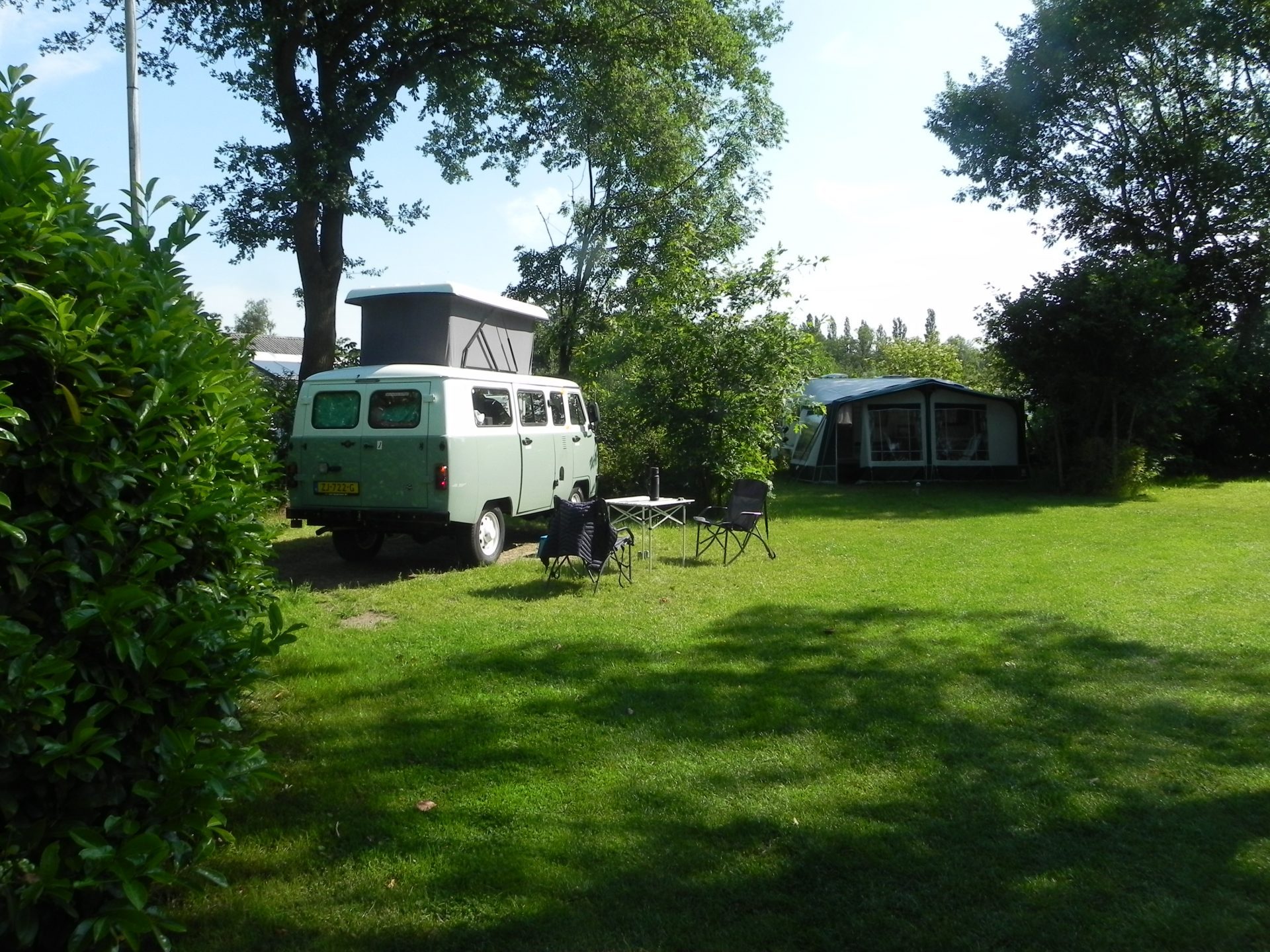 Camping de Oldenhove Veld A privacy zon en schaduw met gratis WiFi